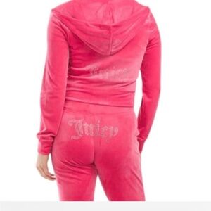 Juicy Couture Pink Velour Track Pants